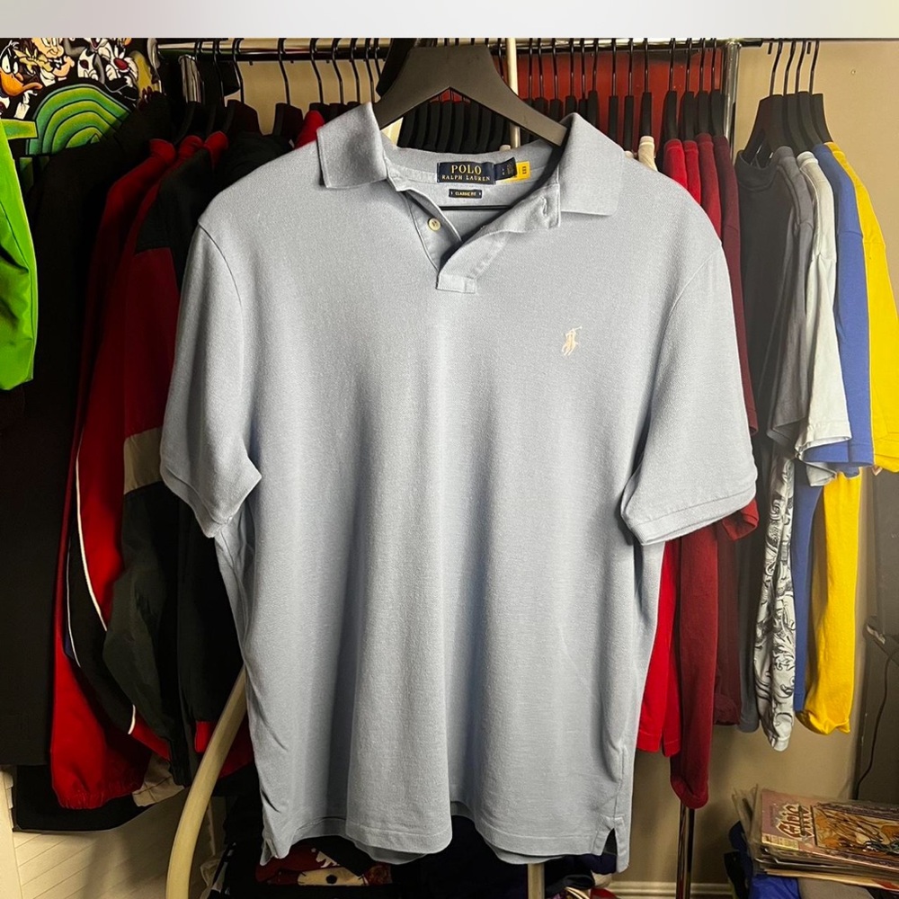 POLO RALPH LAUREN BLUE POLO SHIRT